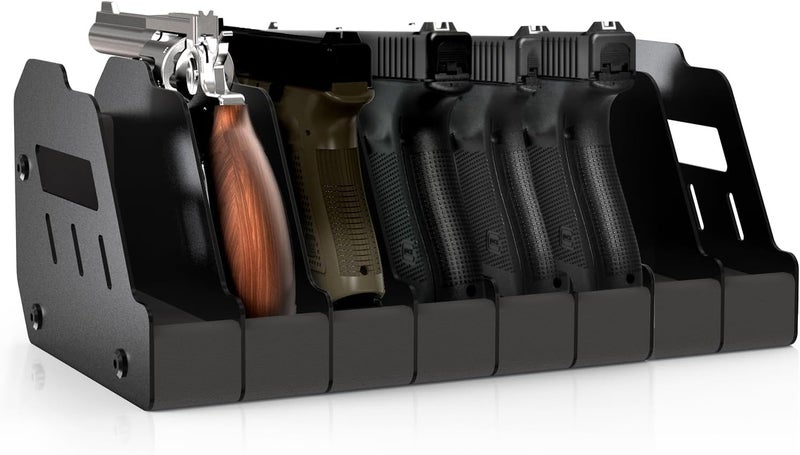 LULACOOL Gun Rack for Pistol, Soft Foam Pistol Holder for Gun Safe, Cabinet, Storage, Handgun Stand Organizer Accessories with Gun Slots.Handgun Rack Stand Display Holder - Image 1